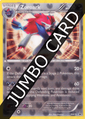 Zoroark BW19 JUMBO OVERSIZED Lenticular Holo Promo - Zoroark Illusion Collection Exclusive